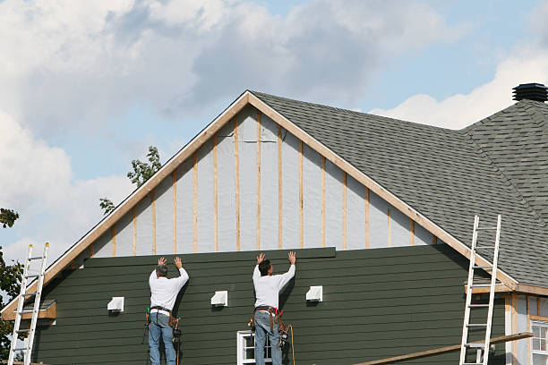 Professional Siding Contractor technician working in Markleton, PA